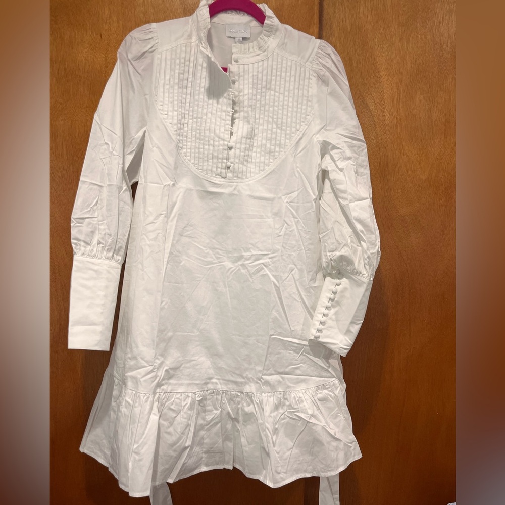 NWT Sugarlips White Long-Sleeve Dress